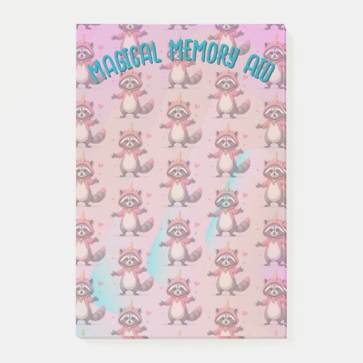 Trash Panda post-it notes - Klebezettel - small (Voorkant)
