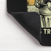 Trash Panda Raccoon It's Called Trash Can Not Tras Muismat (Hoek)