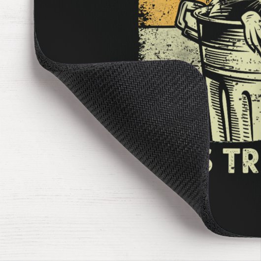 Trash Panda Raccoon It's Called Trash Can Not Tras Muismat (Hoek)