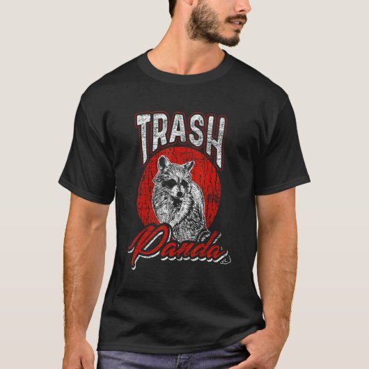 Trash Panda Raccoon T-shirt (Voorkant)