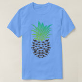 Trash Panda Raccoon Tropische ananas T-shirt (Design voorkant)