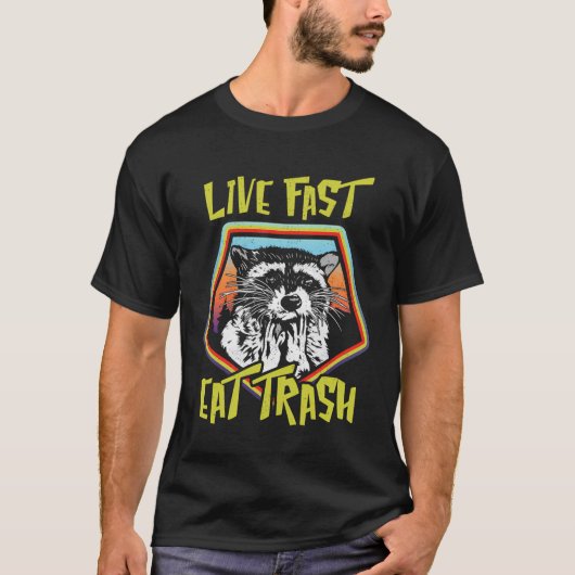 Trash Panda Racoon Dier Gift Grappig Design Idee T-shirt (Voorkant)