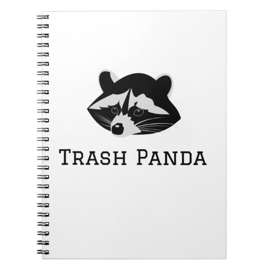 Trash Panda - Racoon Notitieboek (Voorkant)