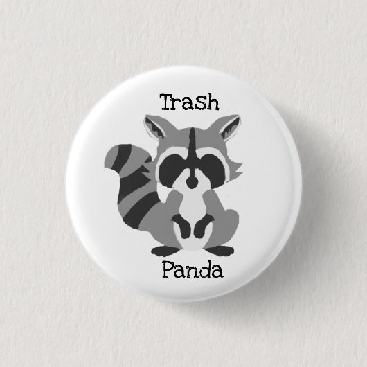 Trash Panda Ronde Button 3,2 Cm (Voorkant)