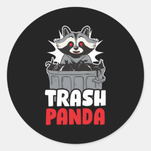 Trash Panda Ronde Sticker