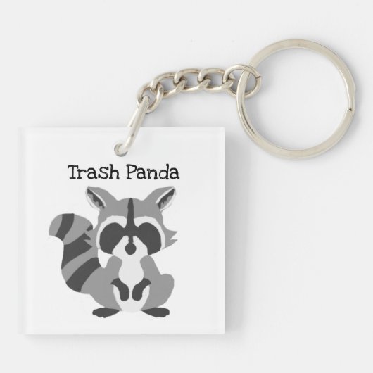 Trash Panda Sleutelhanger (Achterkant)