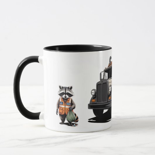 Trash Panda - Stortwagen Mok (Links)