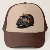 Trash Pandas: Dump Truck Trucker Hat Pet (Voorkant)
