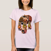 Trash Pandas: het viertal van de pandacalyps T-shirt (Voorkant)