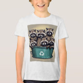 Trash Pandas: Meesters van de Midnight Munchies Tri-Blend Shirt (Voorkant)