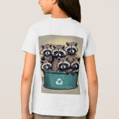 Trash Pandas: Meesters van de Midnight Munchies Tri-Blend Shirt (Achterkant)