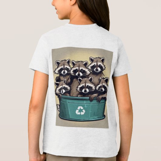 Trash Pandas: Meesters van de Midnight Munchies Tri-Blend Shirt (Achterkant)