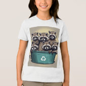 Trash Pandas: Meesters van de Midnight Munchies Tri-Blend Shirt (Voorkant)