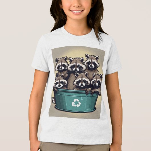 Trash Pandas: Meesters van de Midnight Munchies Tri-Blend Shirt (Voorkant)