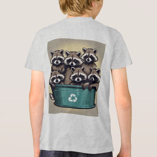 Trash Pandas: Meesters van de Midnight Munchies Tri-Blend Shirt (Achterkant)