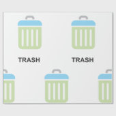 Trash-pictogram Cadeaupapier (Vlak)