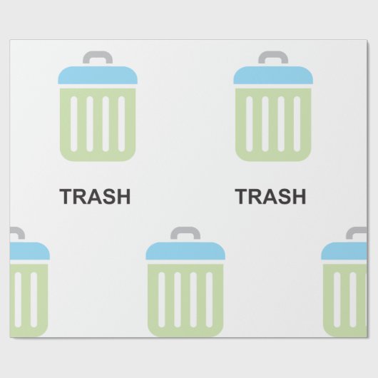 Trash-pictogram Cadeaupapier (Vlak)