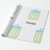Trash-pictogram Cadeaupapier (Uitgerold)