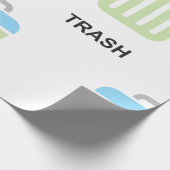 Trash-pictogram Cadeaupapier (Hoek)