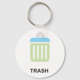 Trash-pictogram Sleutelhanger