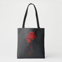 Trash Polka Rose Schoudertassen Tote Bag