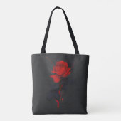 Trash Polka Rose Schoudertassen Tote Bag (Achterkant)