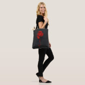 Trash Polka Rose Schoudertassen Tote Bag (Op model)