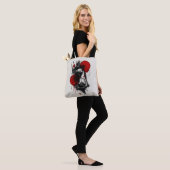 Trash Polka Schets Tas (Op model)