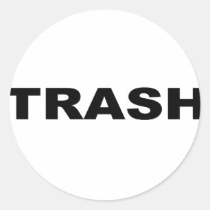 TRASH RONDE STICKER