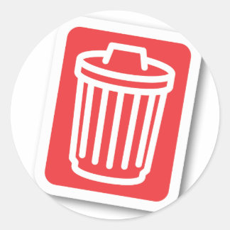 TRASH RONDE STICKER