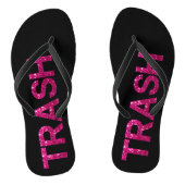 Trash Roze Glitter   Teenslippers (Voetbed)