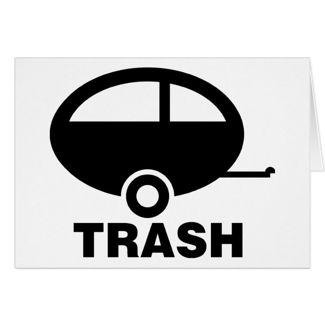 Trash ~ RV Travel Camping (Voorkant Horizontaal)