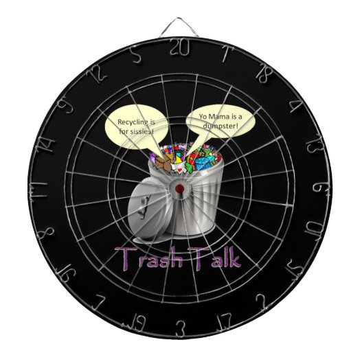 Trash Talk Dartbord (Voorkant)