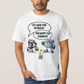 Trash-Talk / Puzzel vs Googly — door LoGoss T-shirt (Voorkant)