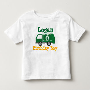 Trash Truck Birthday Kinder Shirts