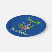 Trash Truck Papieren Bordje (Gekanteld)