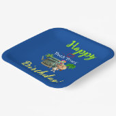 Trash Truck Papieren Bordje (Gebogen)