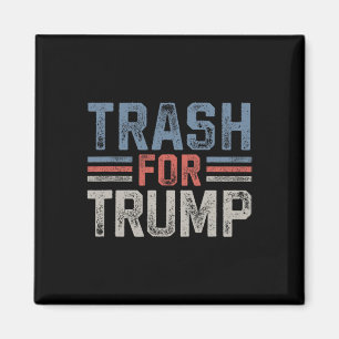 Trash voor Trump Trash 2024  Garbyge Trash F Magneet