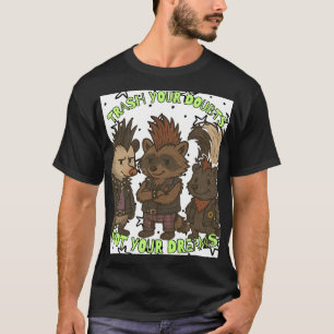 🔥 "Trash Your Doubts, Not Your Dreams" Punk T-shirt