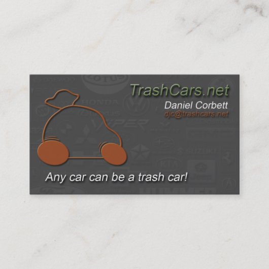 TrashCars.net-Visitekaartjes Visitekaartje (Voorkant)