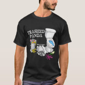 Trashed Panda Drunk Racoon Party Animal Meme Funny T-shirt (Voorkant)