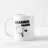 Trashed Panda, Funny Drunk Raccoon, Funny Trash Pa Koffiemok (Links)