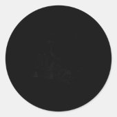 Trashed Panda Funny Drunk Raccoon  Ronde Sticker (Voorkant)