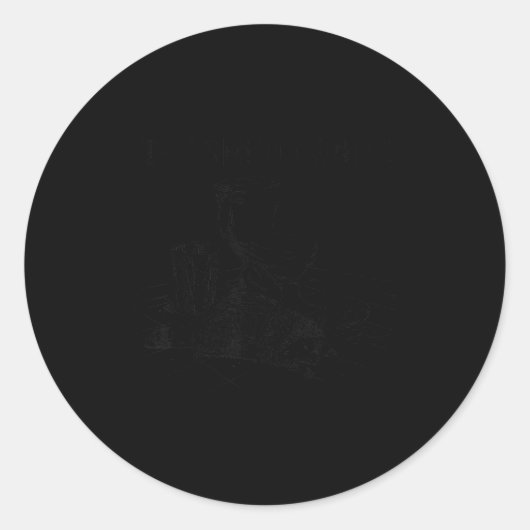 Trashed Panda Funny Drunk Raccoon  Ronde Sticker (Voorkant)