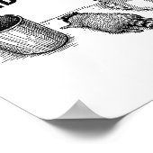 Trashed Panda, Funny Drunk Raccoon, Trash Panda Hu Poster (Hoek)