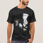 Trashed Panda, Funny Drunk Raccoon, Trash Panda Hu T-shirt (Voorkant)