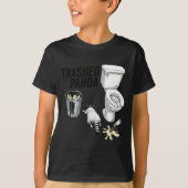 Trashed Panda, Funny Drunk Raccoon, Trash Panda Hu T-shirt (Voorkant)