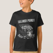 Trashed Panda Funny Drunk Racoon Cool Animals Grap T-shirt (Voorkant)