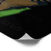 Trashed Panda Is My Srit Animal Funny Trash Racoon Poster (Hoek)