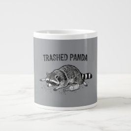 Trashed Panda - Koffiekop Grote Koffiekop